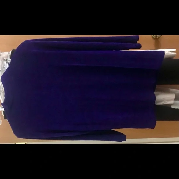 New Vikki Vi Purple Top or Jacket Button Down 1XP made in USA - Picture 8 of 12